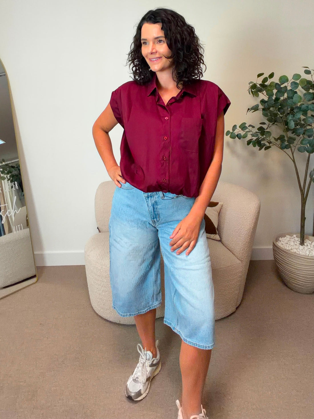 Blouse Pia - Bordeaux