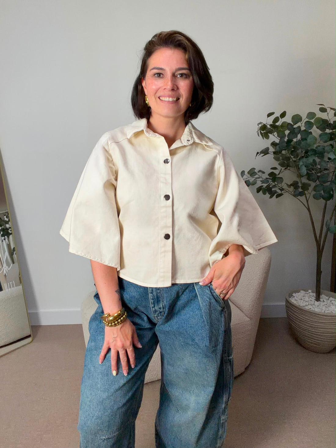 Nova Blouse - Crème