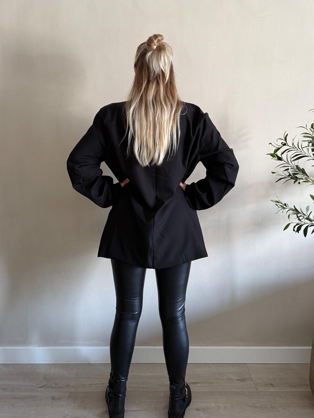 Leren legging Amy