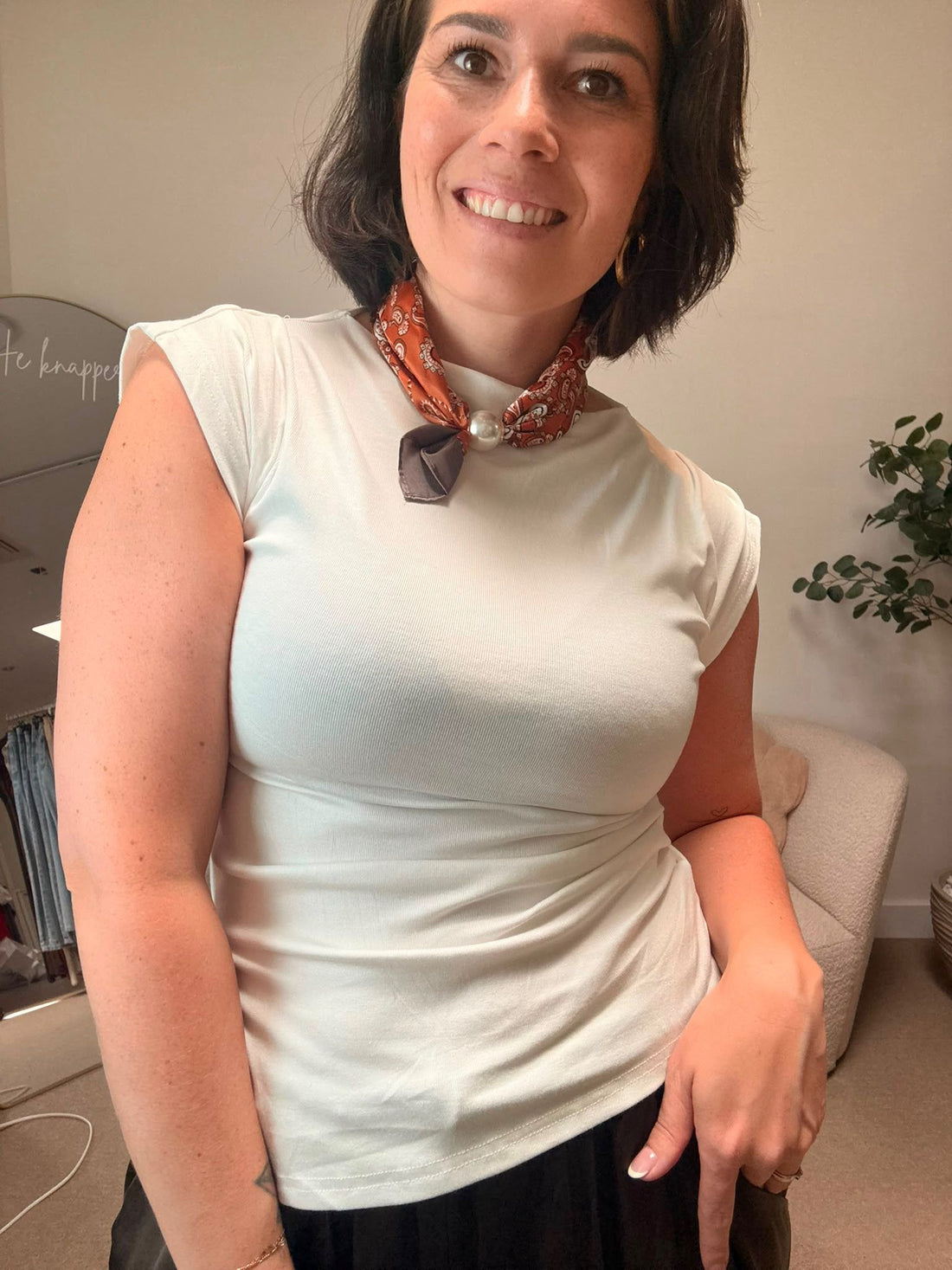 Pauline top - Wit
