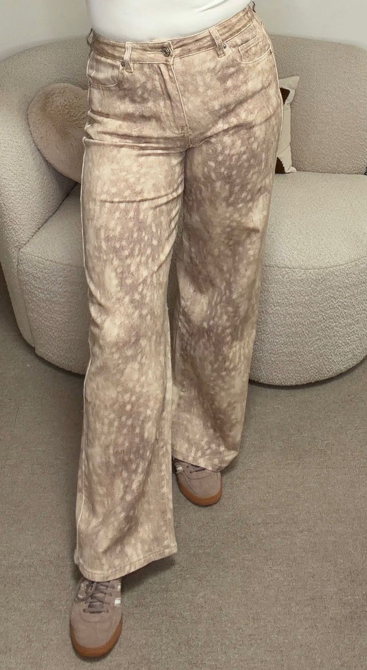 Bambi Dot Pants Beige