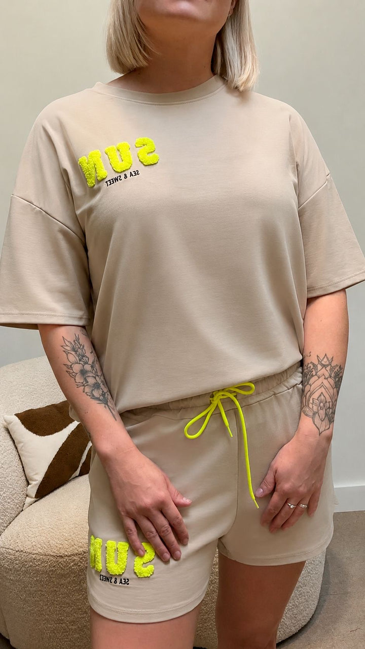 2-delig pak Zoë - Beige