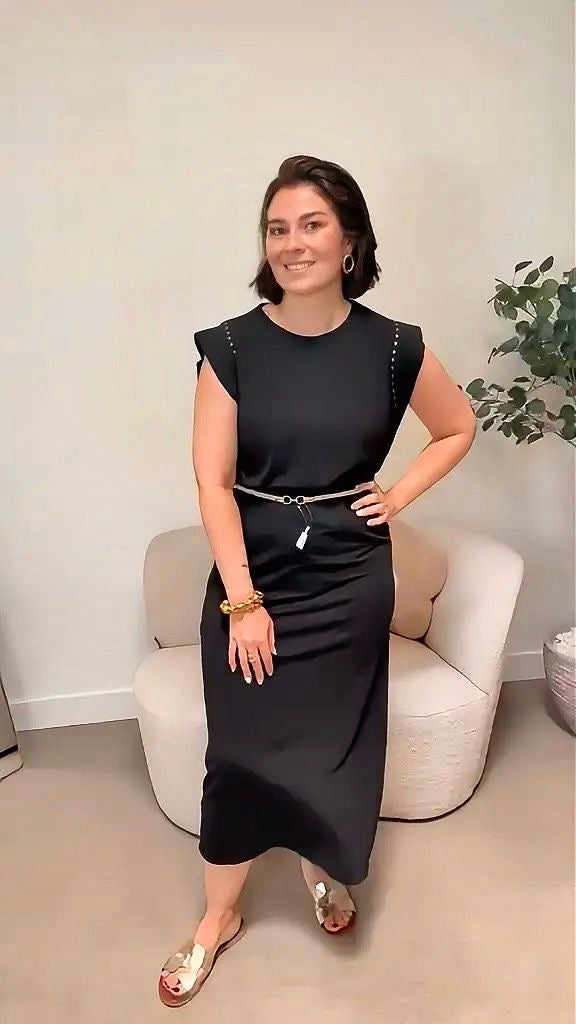 Ashley Maxi Jurk - Zwart