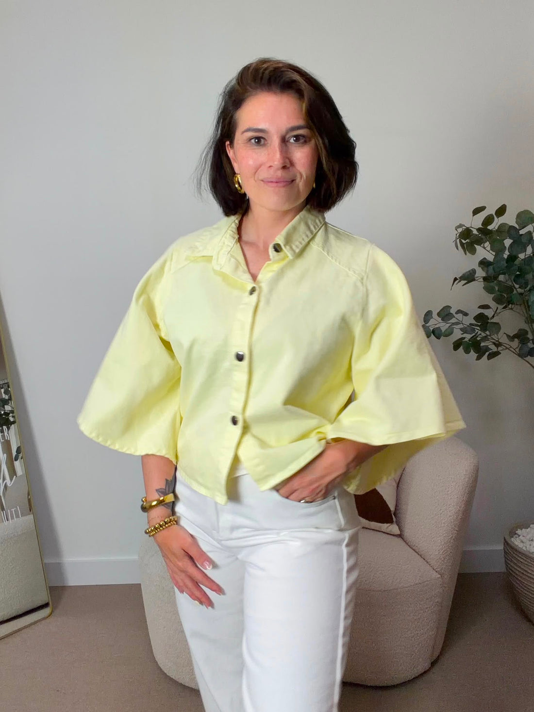 Nova Blouse - Geel