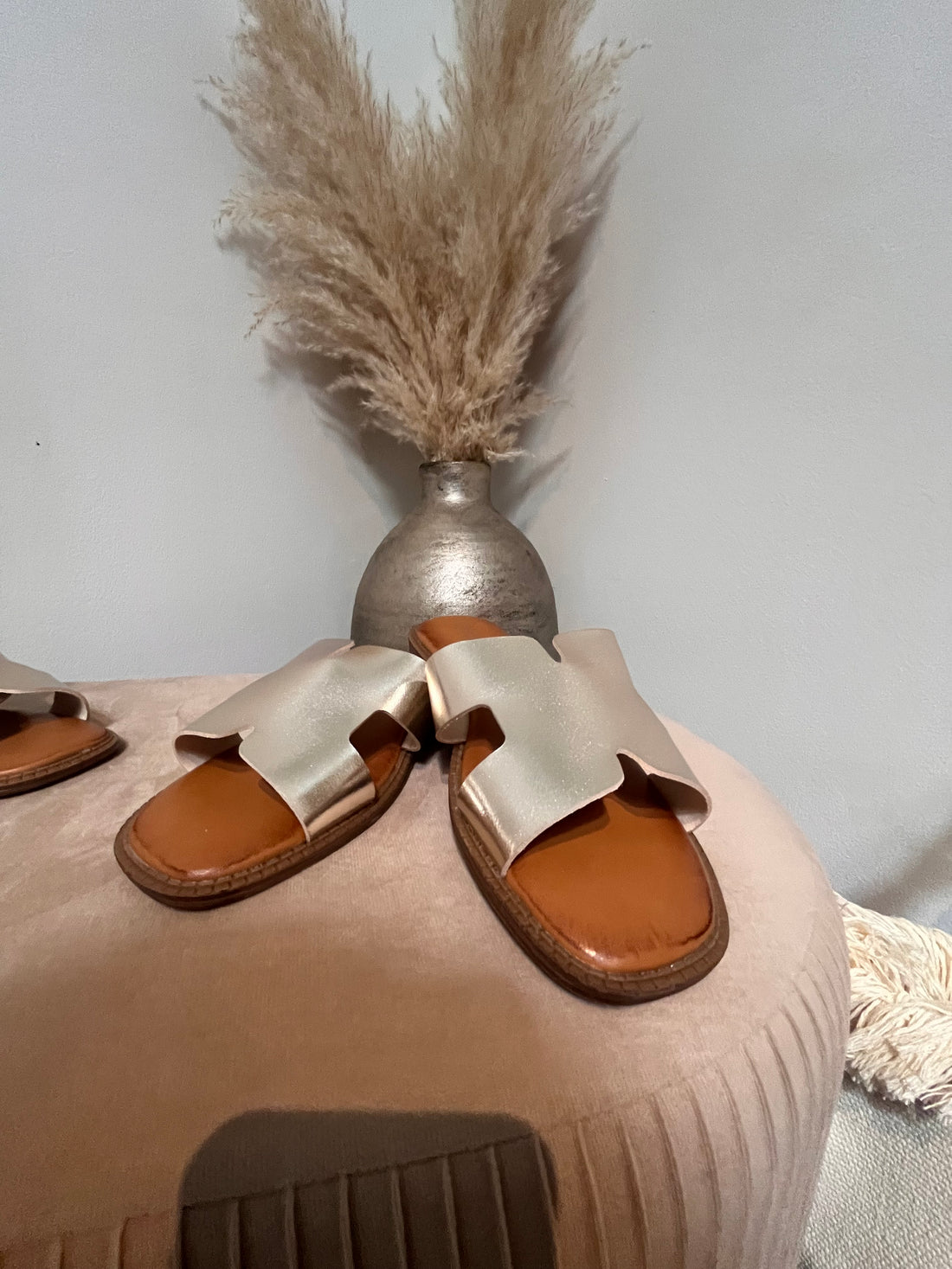 Slippers goud