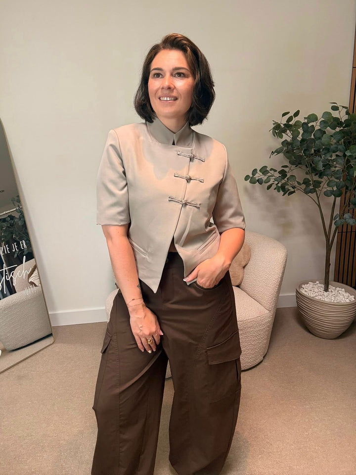 Mandy blazer - Taupe