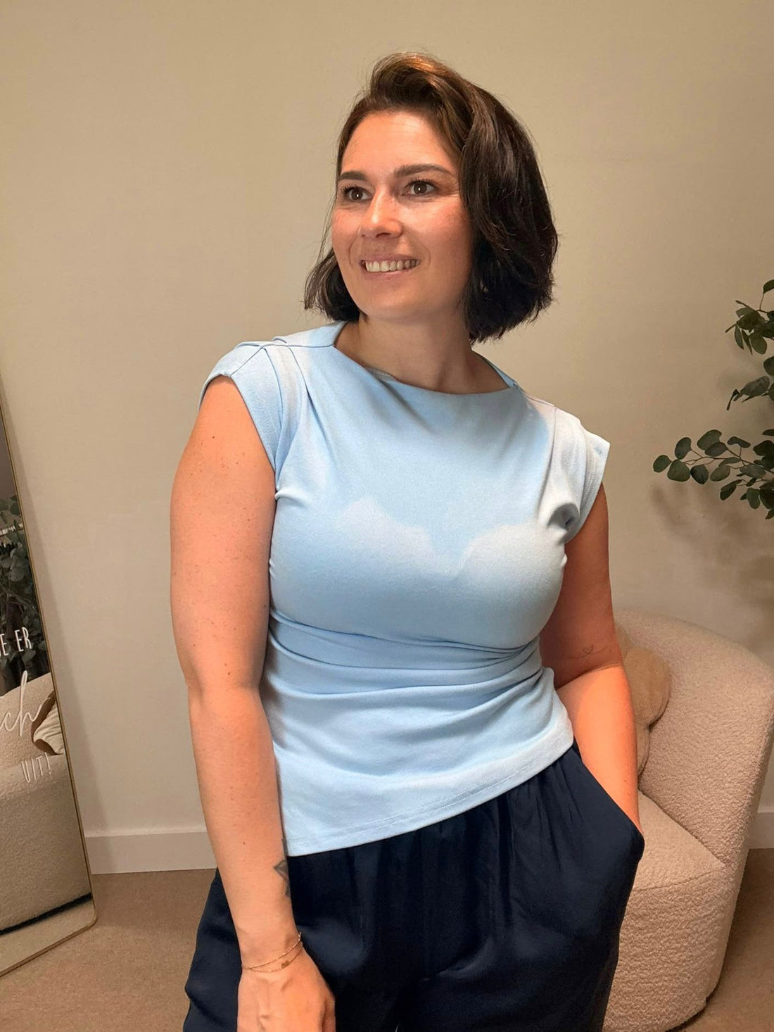 Pauline top - Blauw