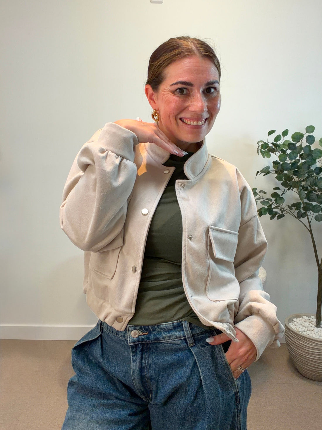 Bomber Jill - Beige