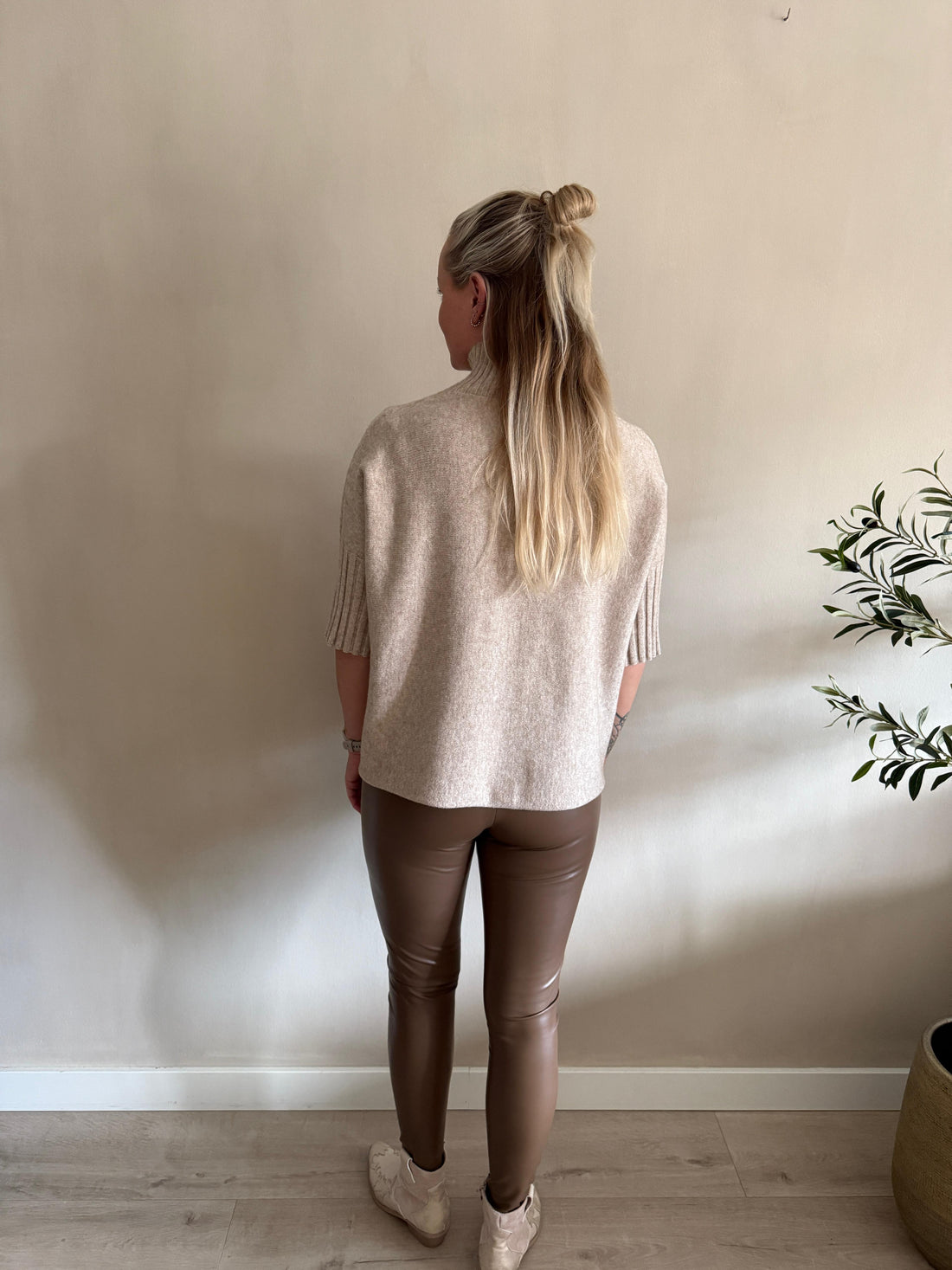 Leren legging Amy