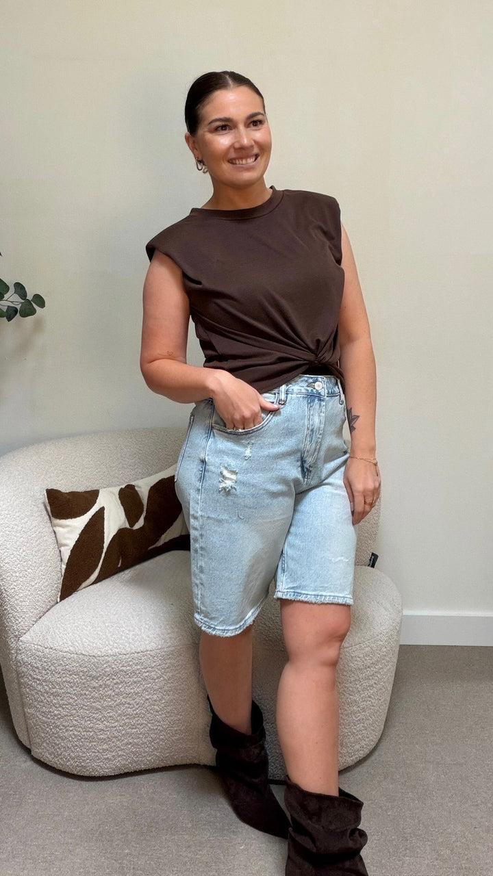 Laulia Bermuda Jeans