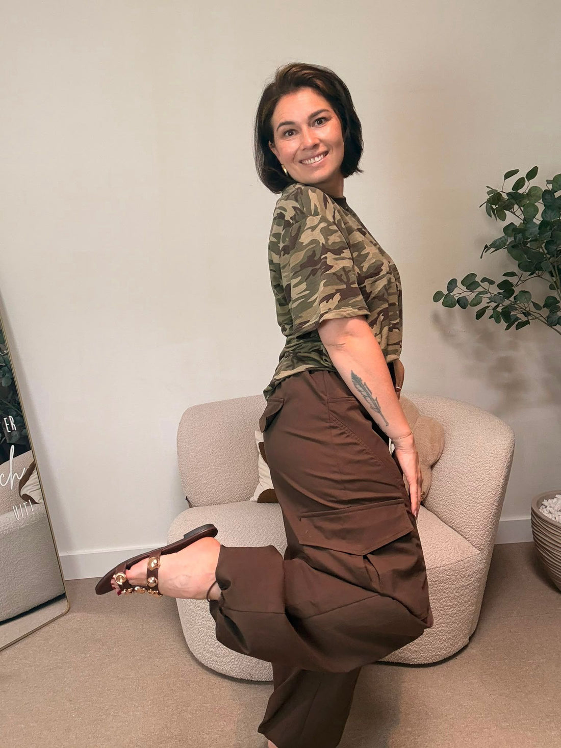 Deb Cargo Broek - Chocolade