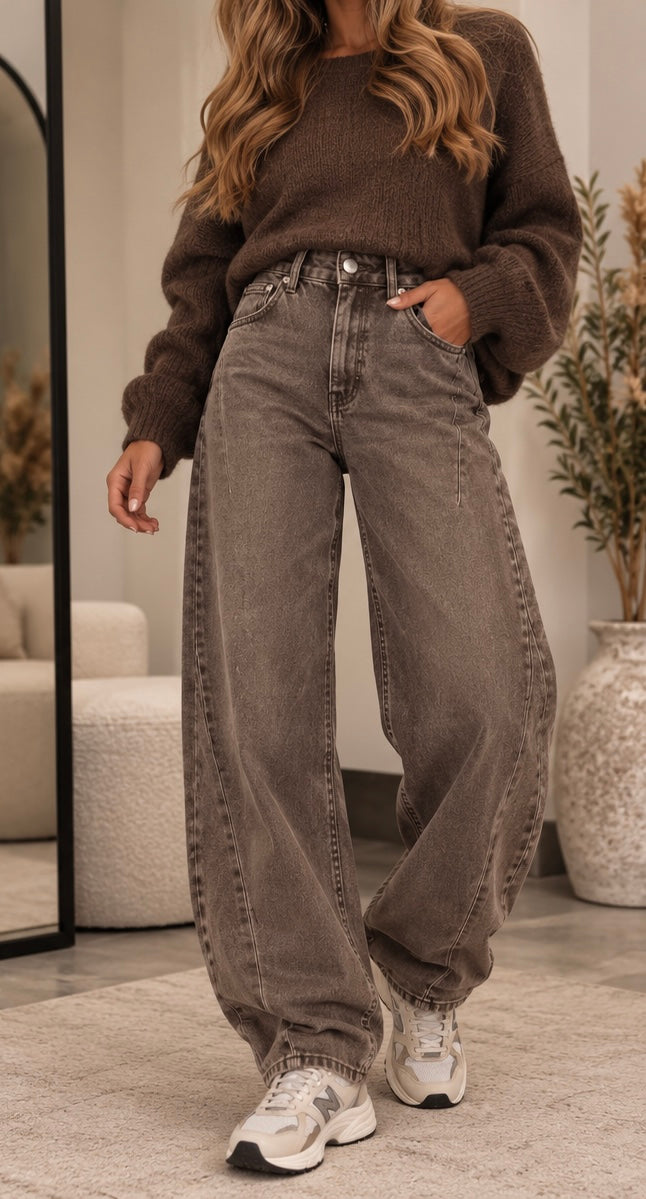 Jeans Bowie – Brown Wash 🤎