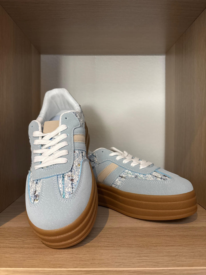 Dames sneaker lichtblauw