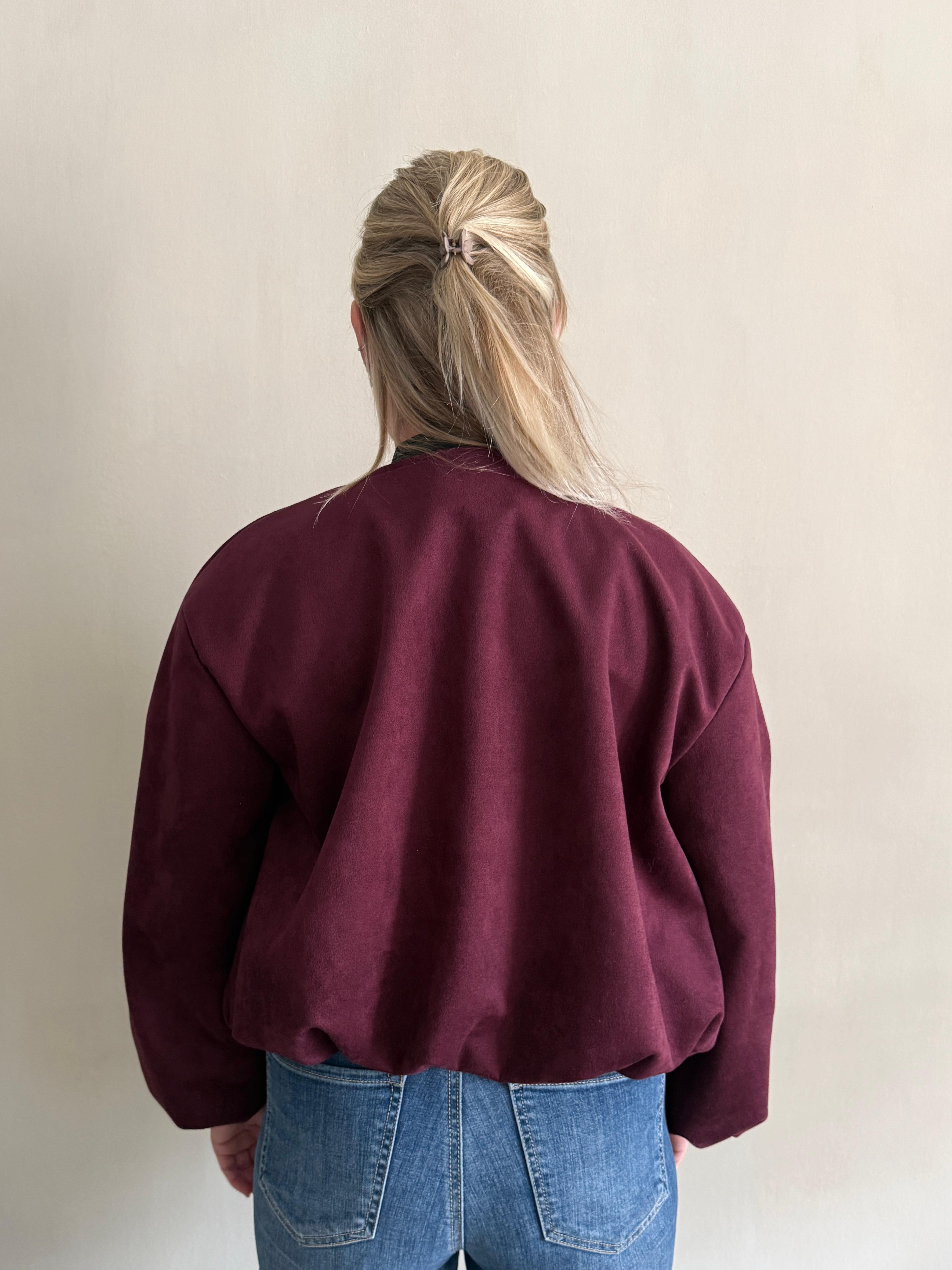 Suéde look jas Nina