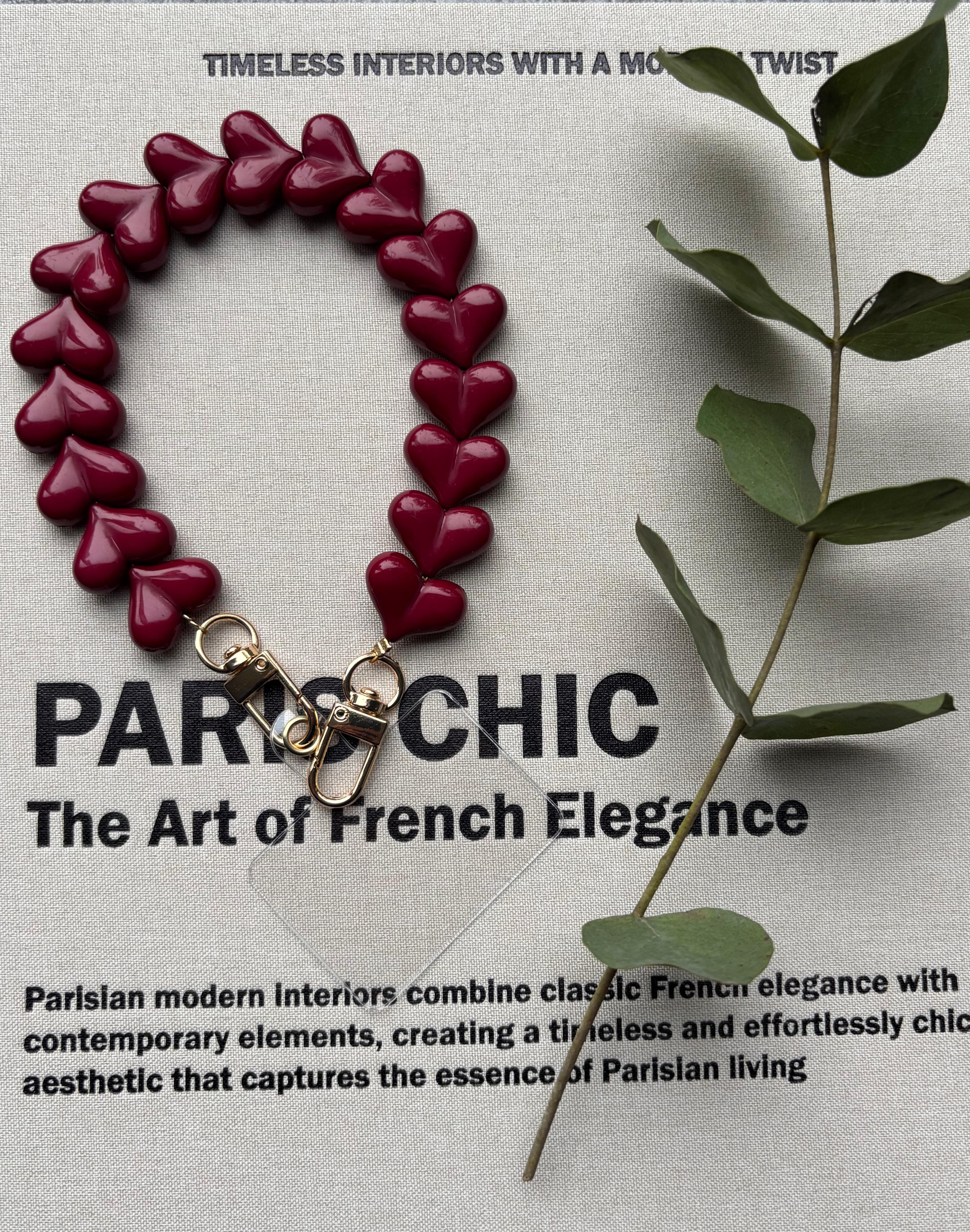 Telefoonkoord hartjes