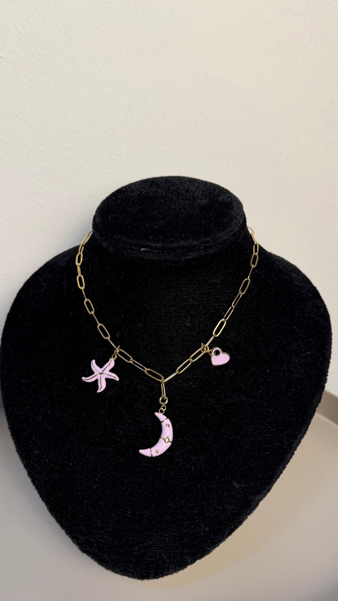 Ketting Luna pink